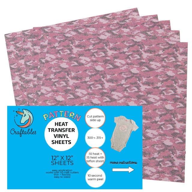 Silver Glitter Heat Transfer Vinyl Sheets By Craftables – shopcraftables